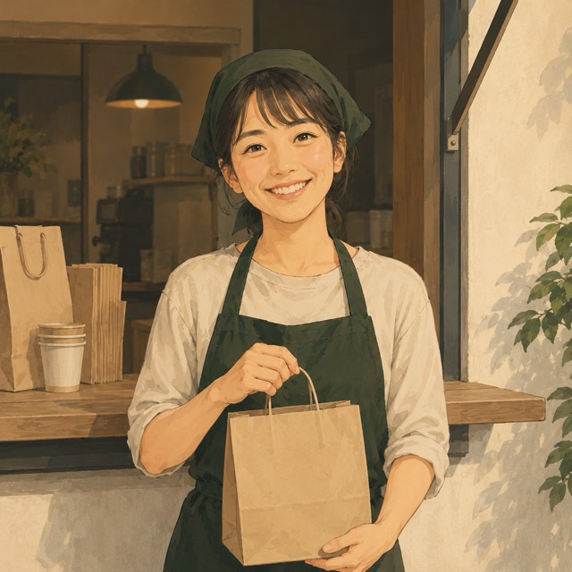 美容室オーナーのイメージイラスト