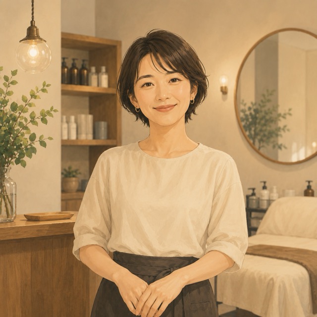 サロンオーナーのイメージイラスト